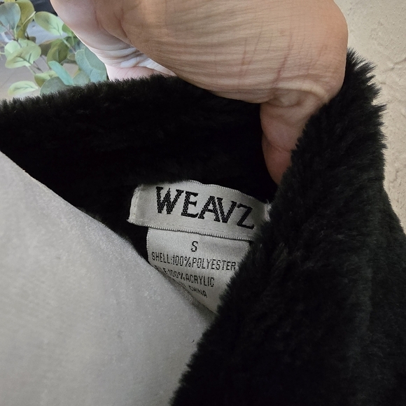 Weavz  Vintage Y2k Faux Suede Fur Multi Jacket North Style Boho S/M - Picture 6 of 7